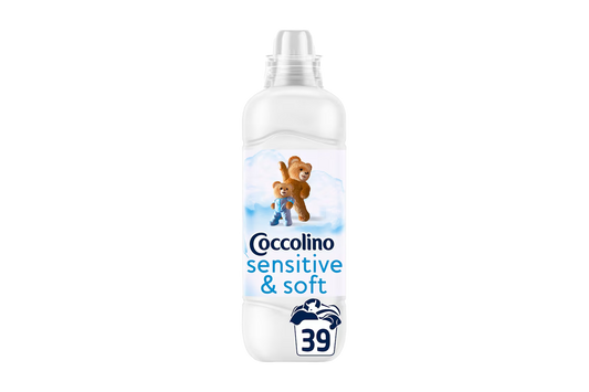 Coccolino sensitive & soft fabric softener 975ml, 39 washes