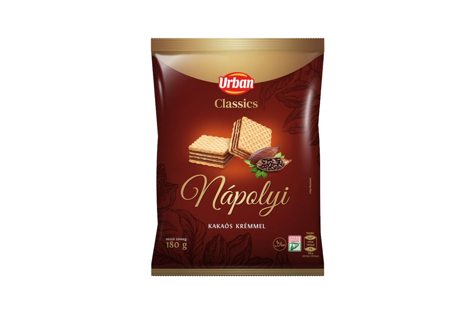 Urban Classics Cocoa Cream Wafer 180g